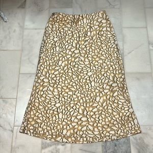 NWT Leopard Midi Skirt, Size Small